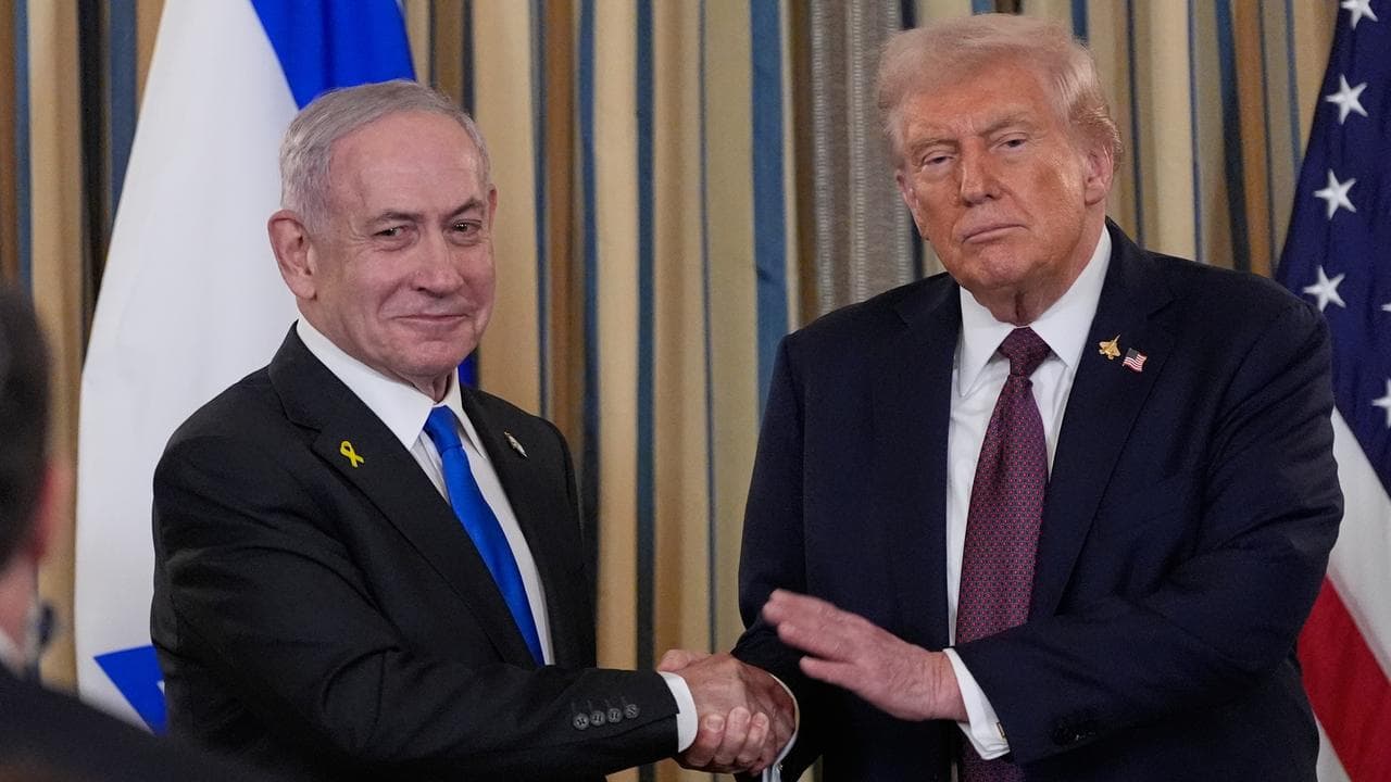 Prime Minister Benjamin Netanyahu and President Donald Trump