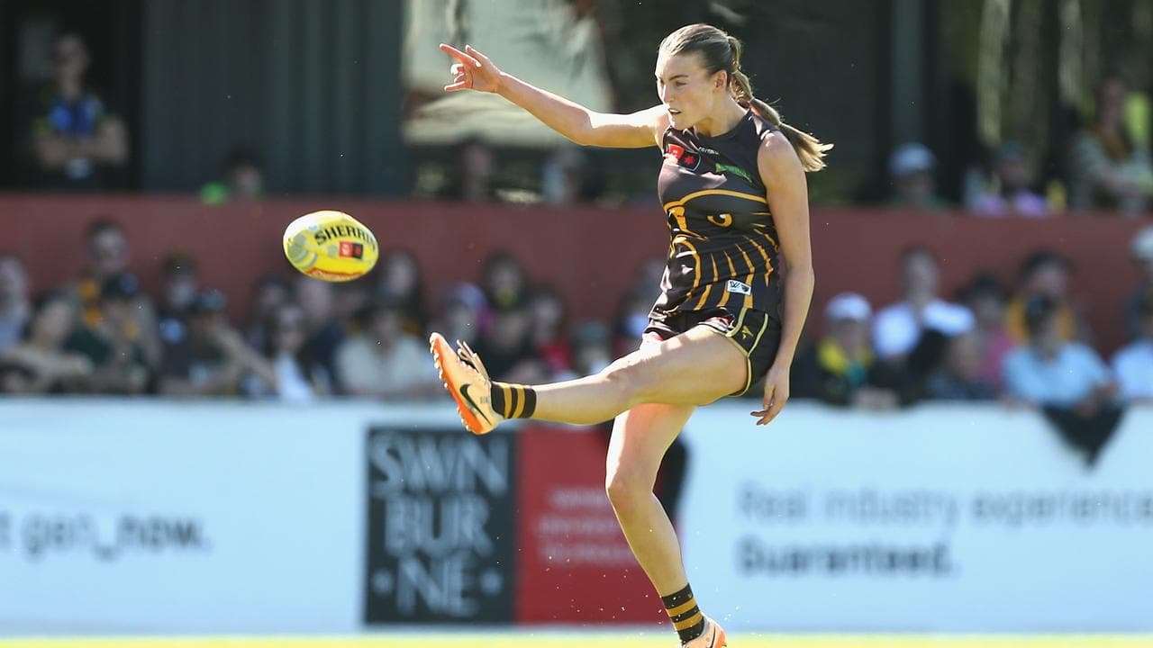Aine McDonagh was one of the stars of the Hawks' win over Gold Coast.