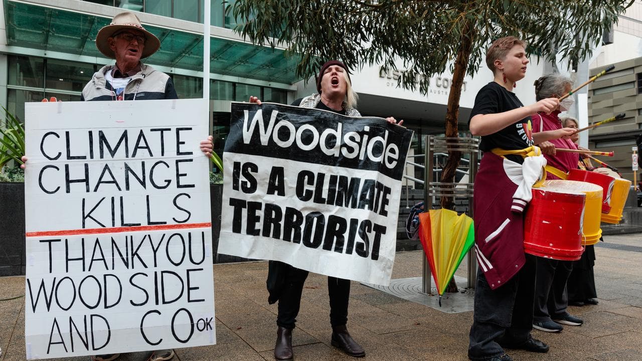 WOODSIDE PROTEST COURT