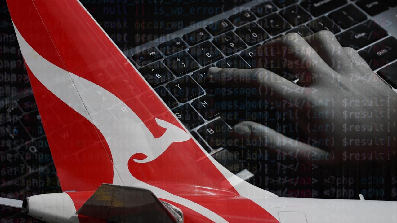 Qantas hacking concept pic