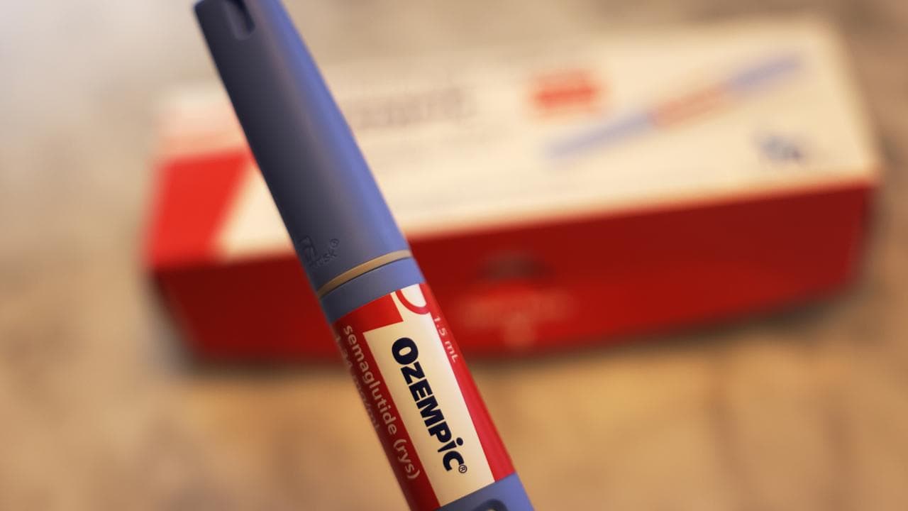 A photo of the GLP-1 medication, Ozempic.