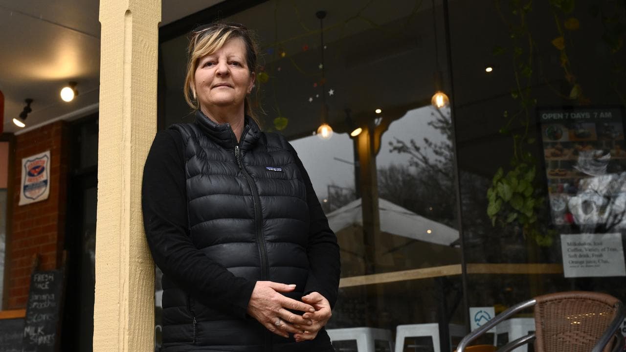 Cherry Walk Cafe owner Leanne Boyd in Bright, Victoria