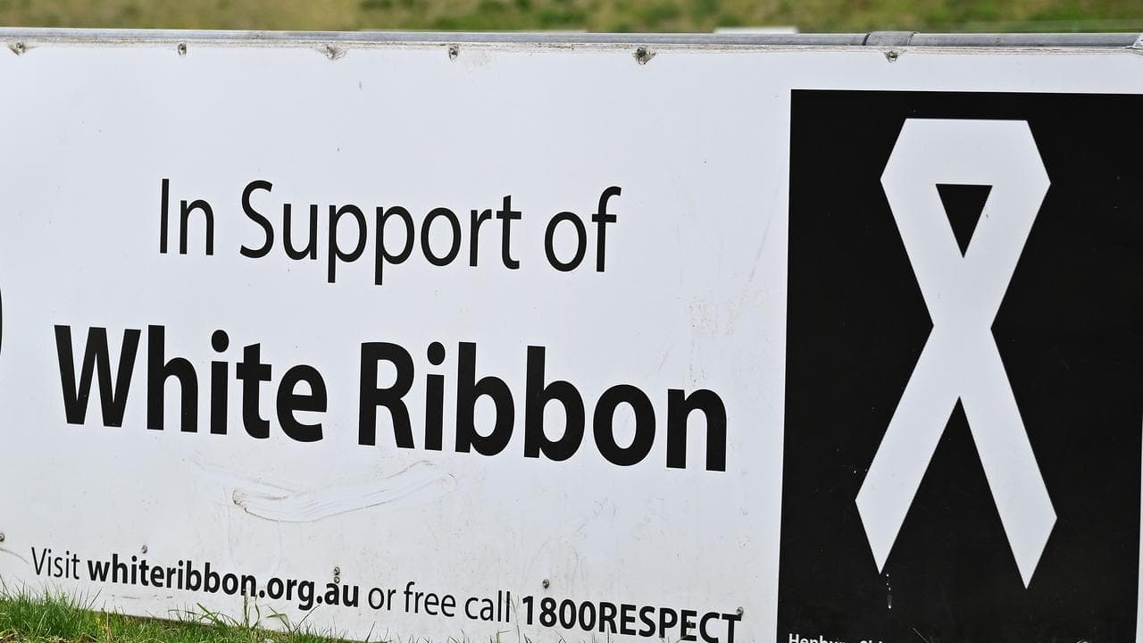 White Ribbon signage (file)