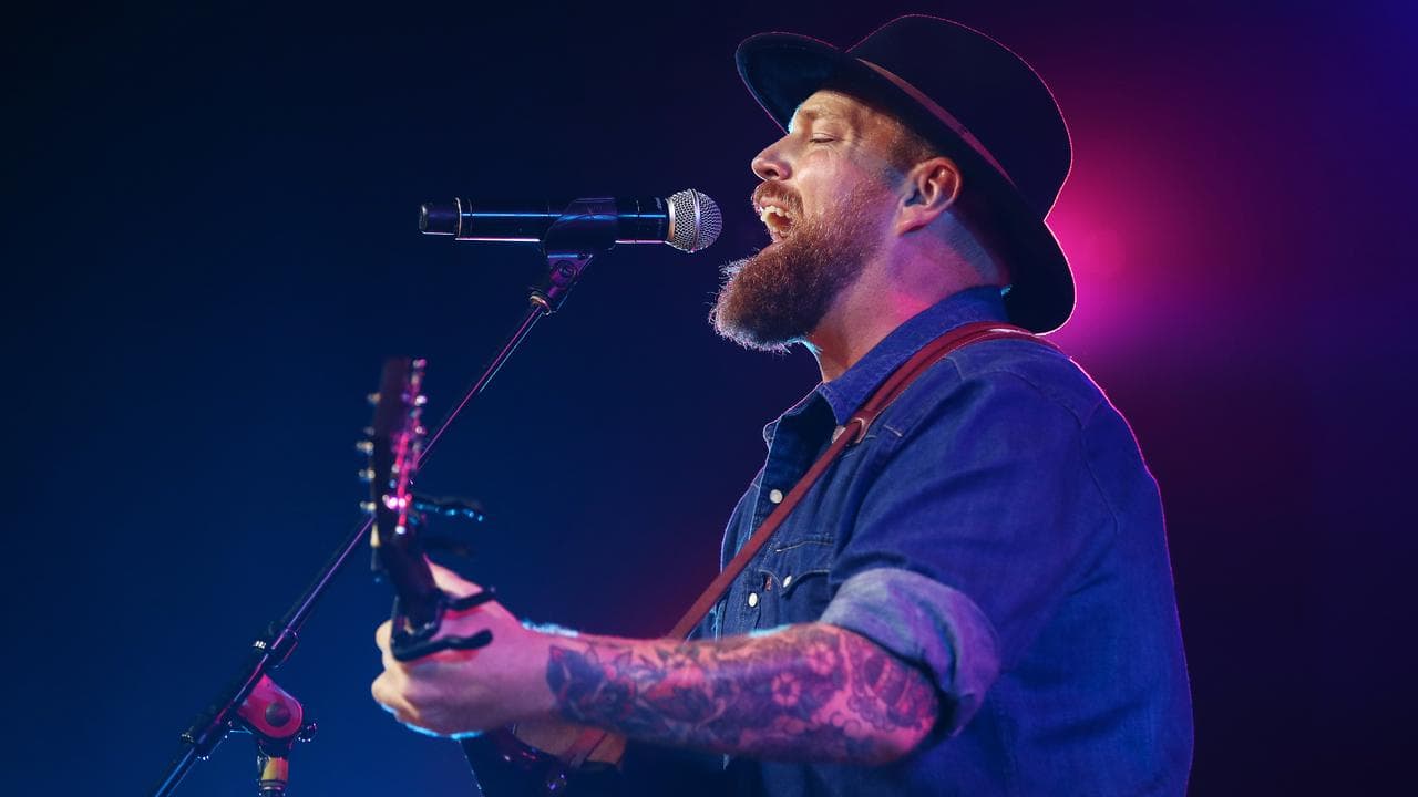 Andrew Swift performs at the Tamworth Country Music Festival