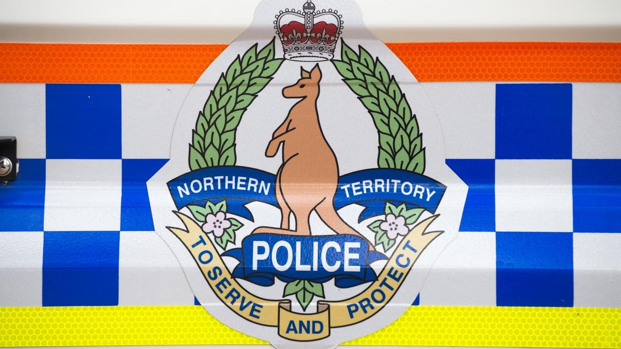 Signage on a Police vehicle in Alice Springs