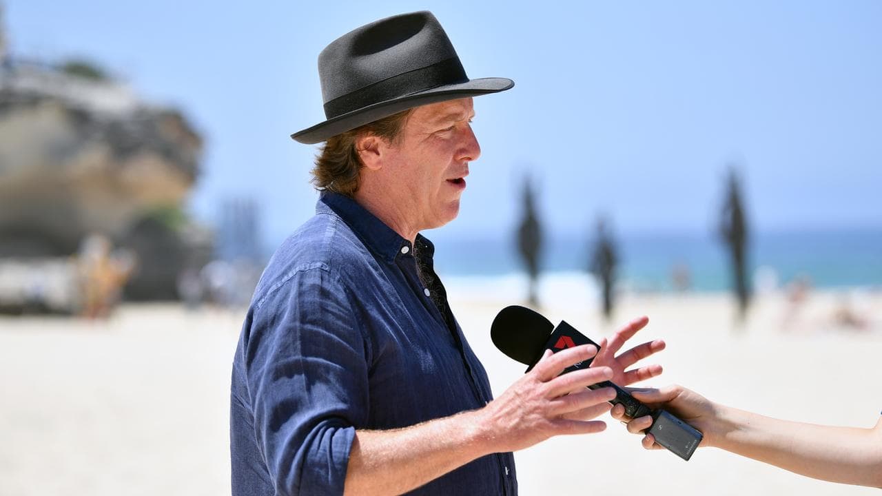 David Handley on beach