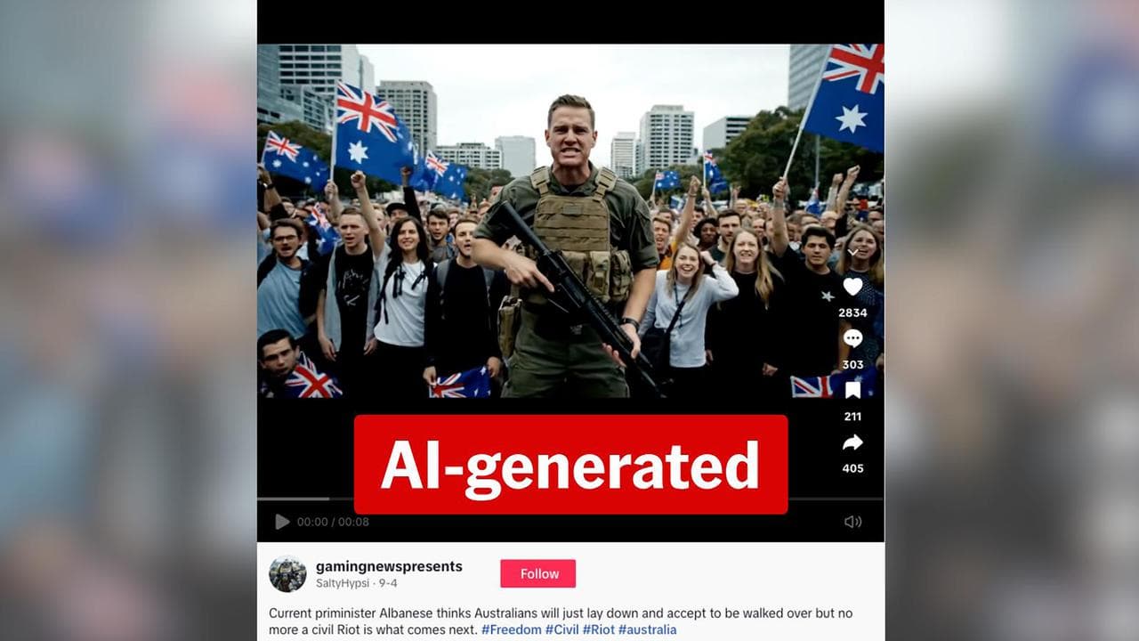 AI-generated avatar video