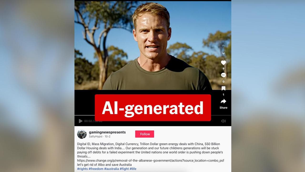 AI-generated avatar video