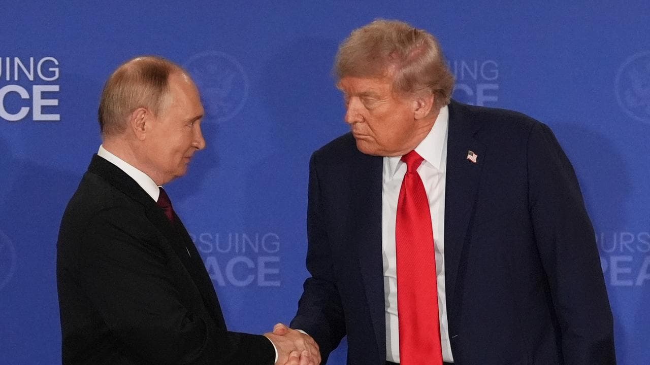 President Donald Trump and Russia's Vladimir Putin