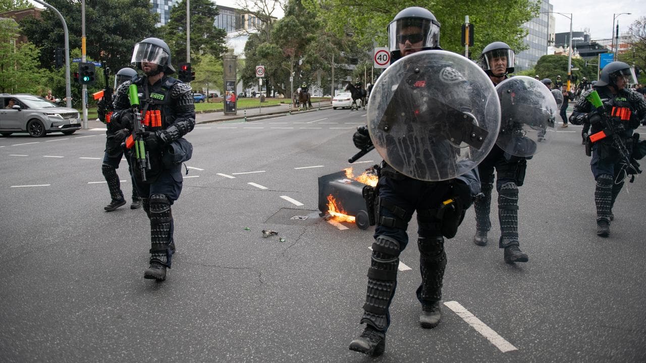 March for Australia anti-immigration rally in Melbourne