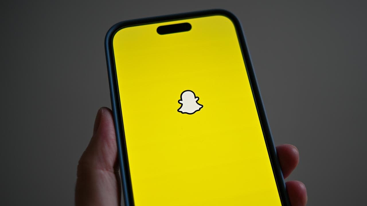 Snapchat on a mobile phone