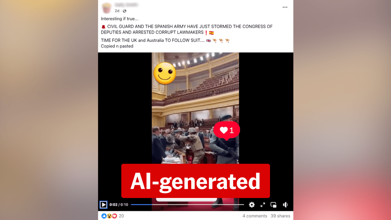 A screenshot of a Facebook post.