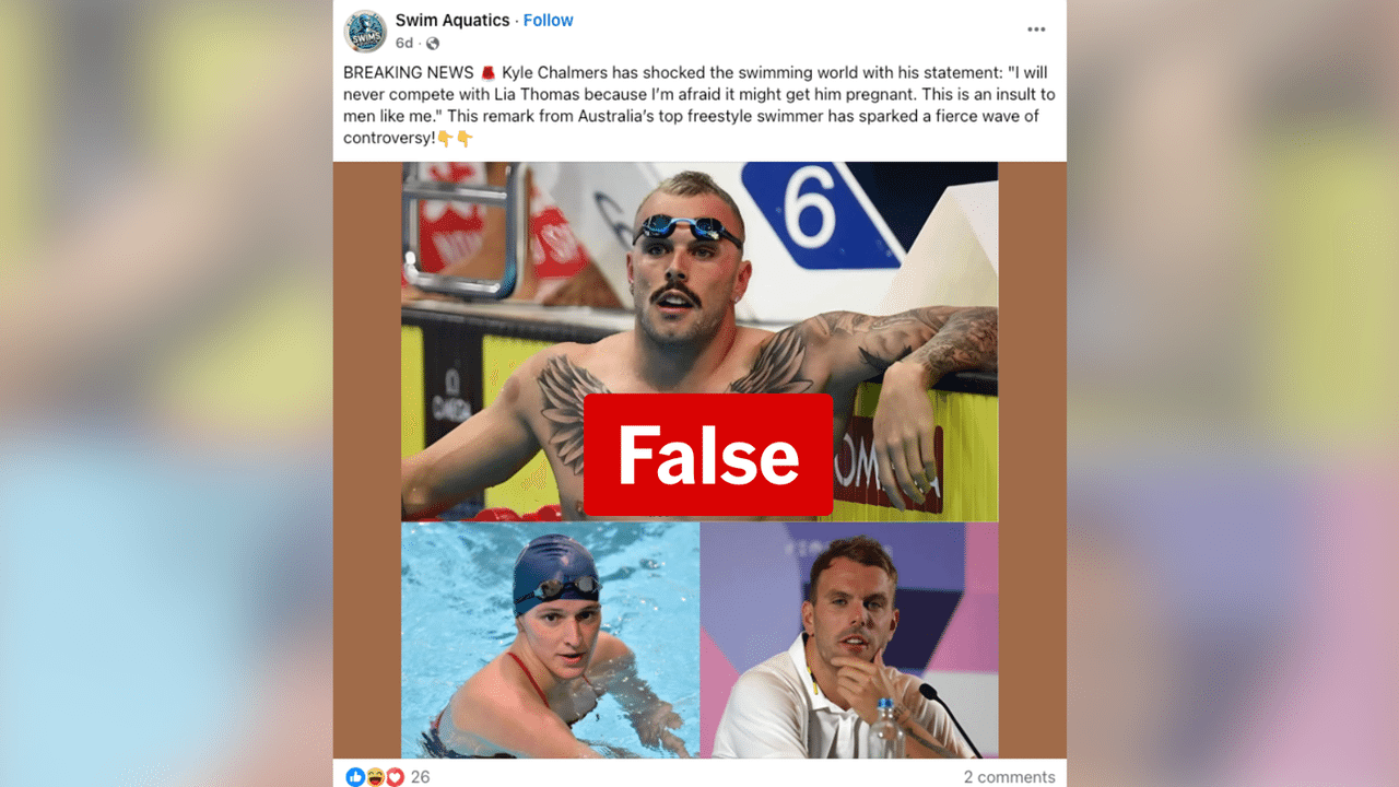 A screenshot of a Facebook post.