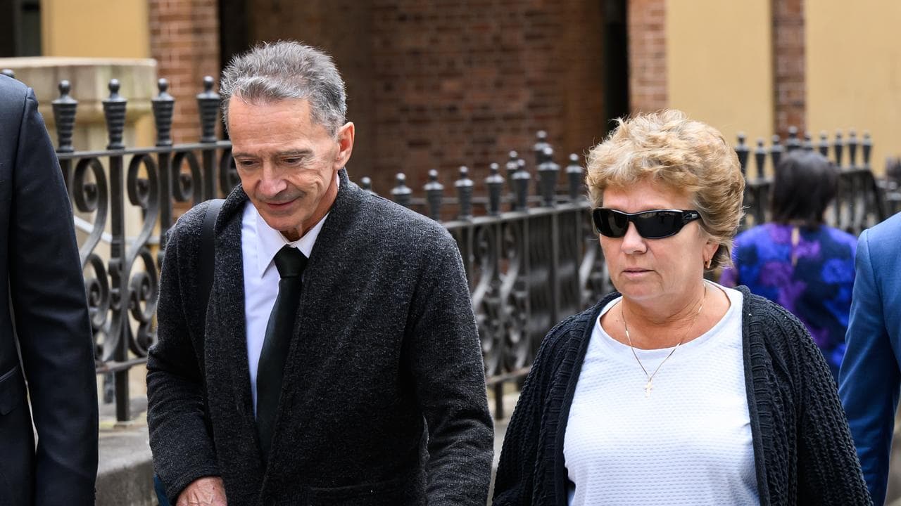 Tatiana Dokhotaru's parents Denis Thievin and Olya Dokhotaru (file)