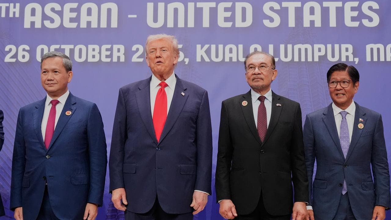 US President Donald Trump at ASEAN