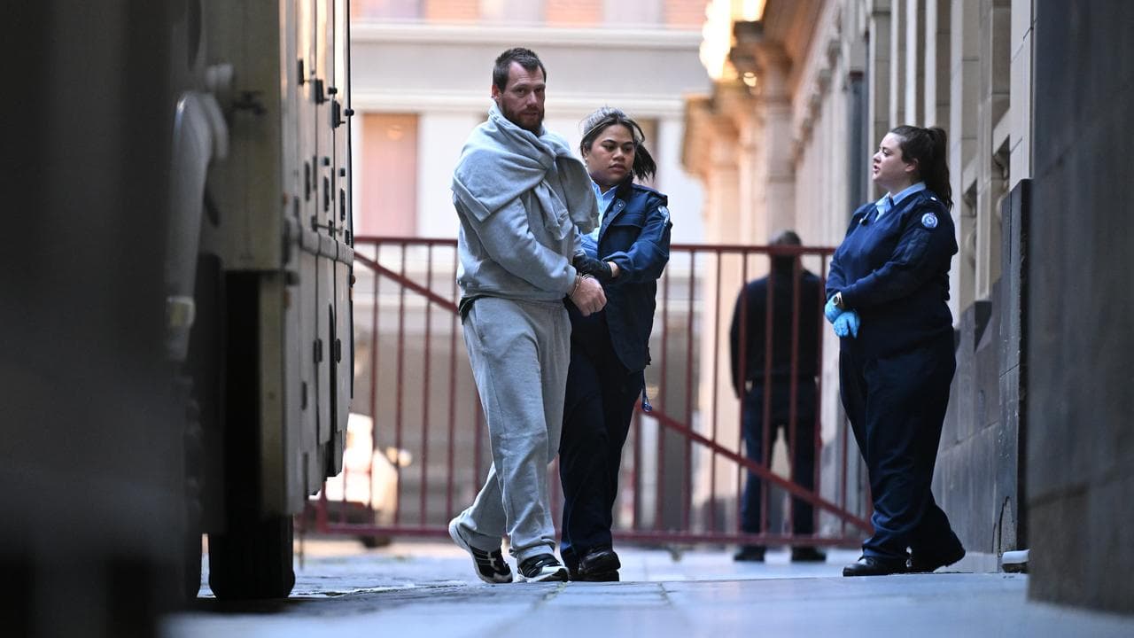 Aaron Bernath arrives at the Supreme Court