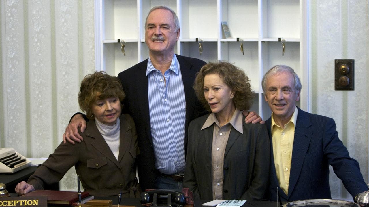 Prunella Scales, John Cleese, Connie Booth and Andrew Sachs in 2009
