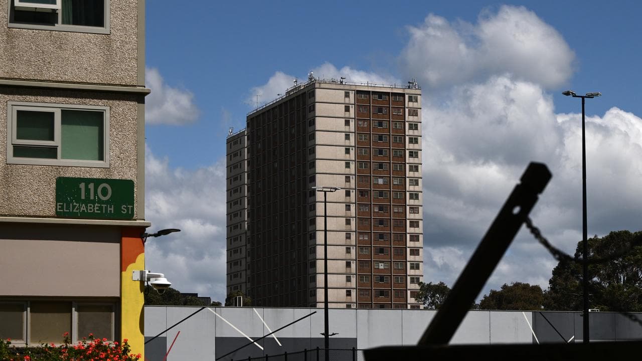 Public housing towers in North Richmond 