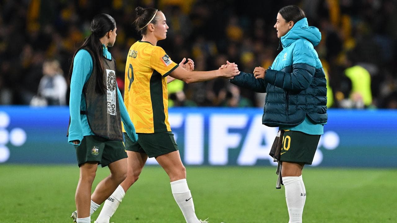 Caitlin Foord and Sam Kerr.