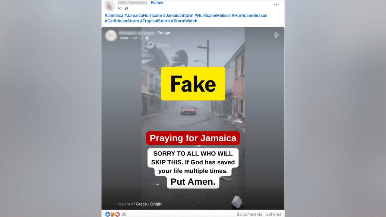 A screenshot of a Facebook post.