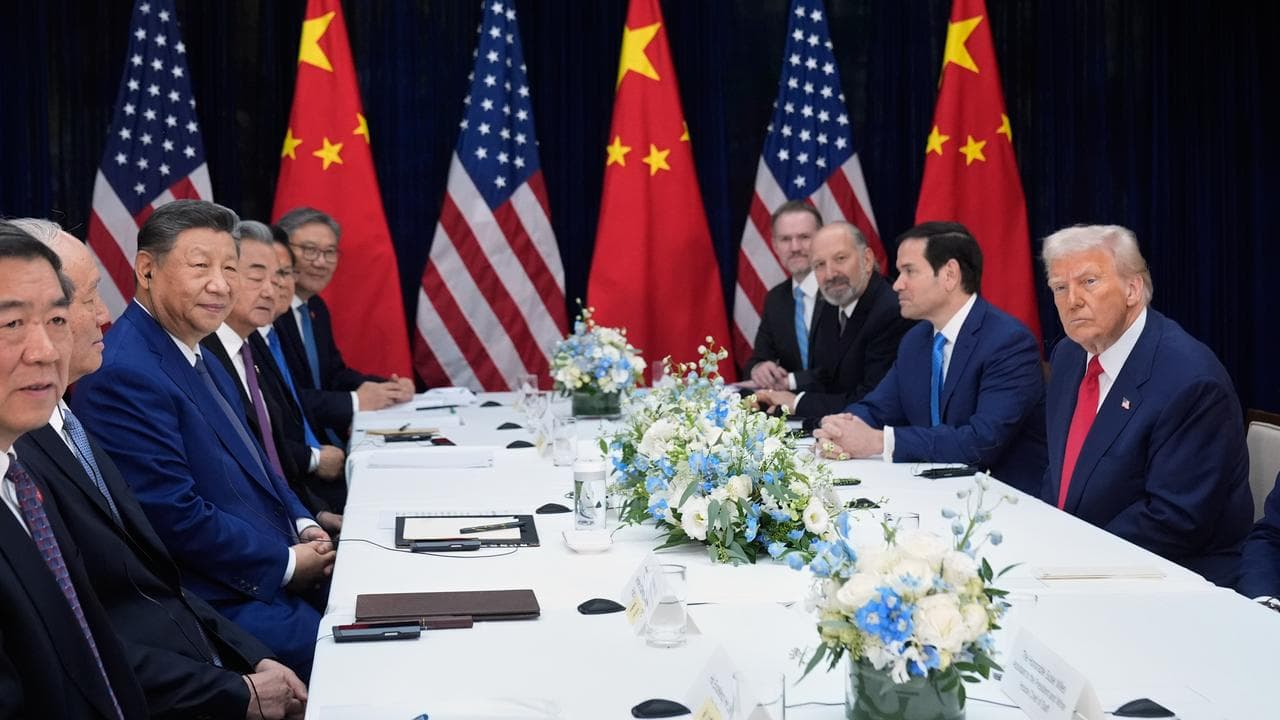 Chinese President Xi Jinping and US President Donald Trump