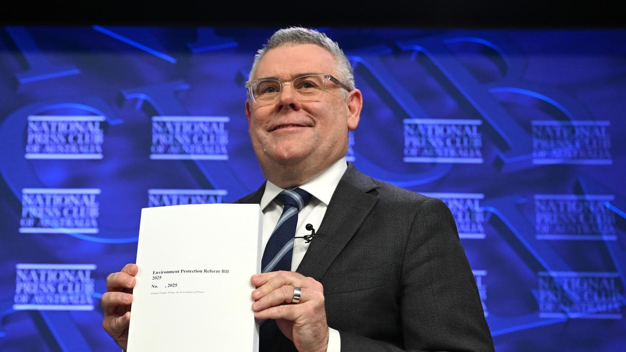 Environment Minister Murray Watt at the National Press Club