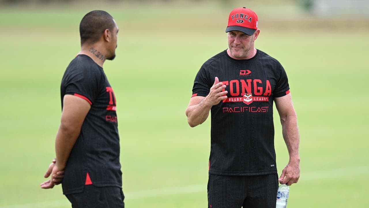 Tonga coach Kristian Woolf.