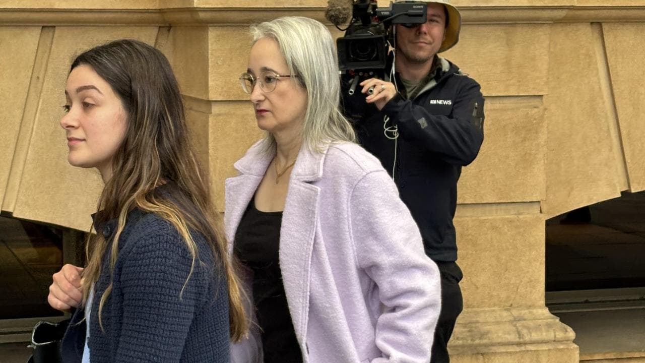 Angela Dente leaves court