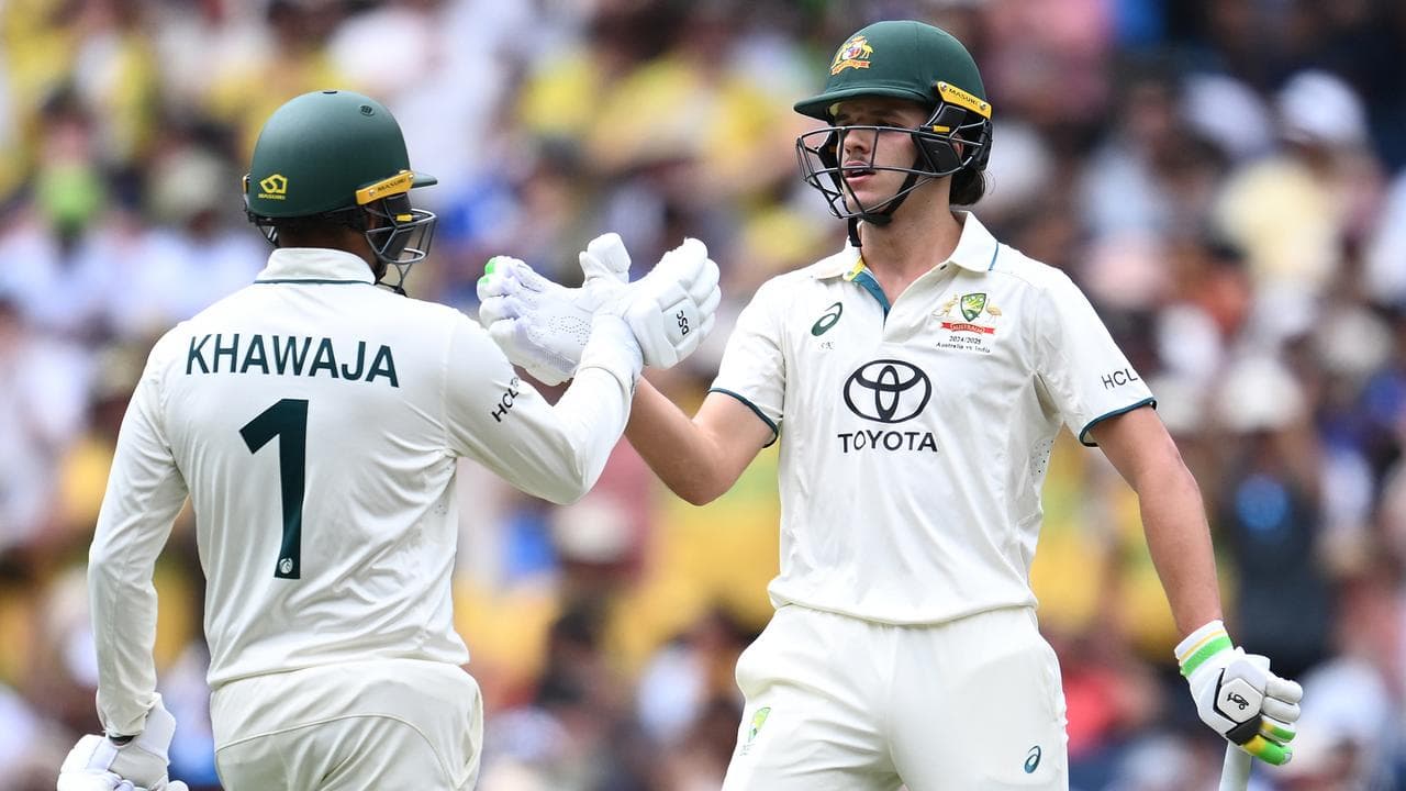 Usman Khawaja and Sam Konstas.