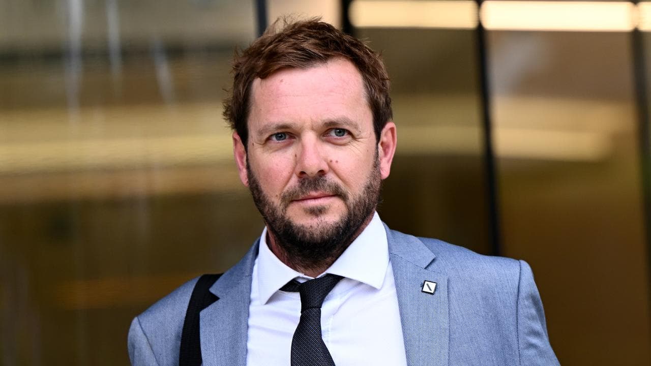 Tobias Moran outside Lidcombe Coroners Court