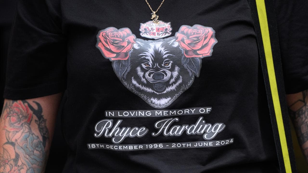 A Rhyce Harding tribute t-shirt (file image( 