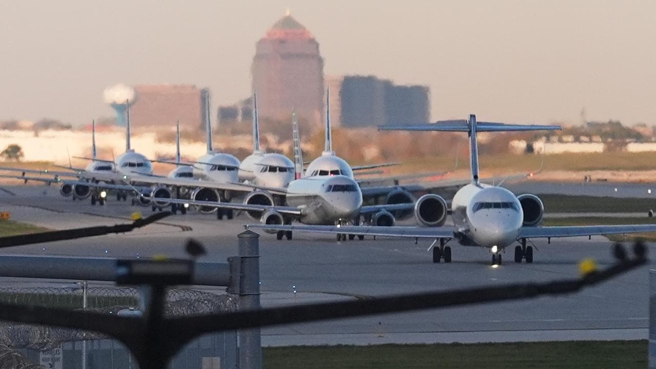 Planes at O'Hare International Airport in Chicago