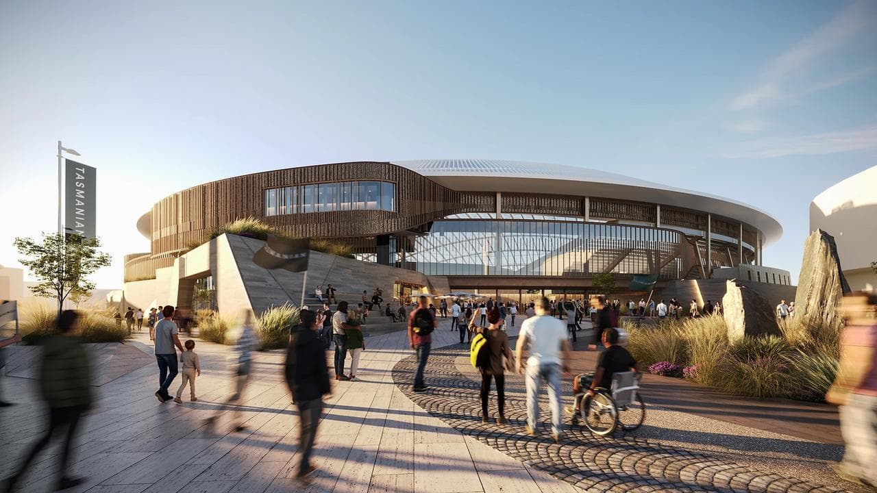 Concept design of Macquarie Point Multipurpose Stadium