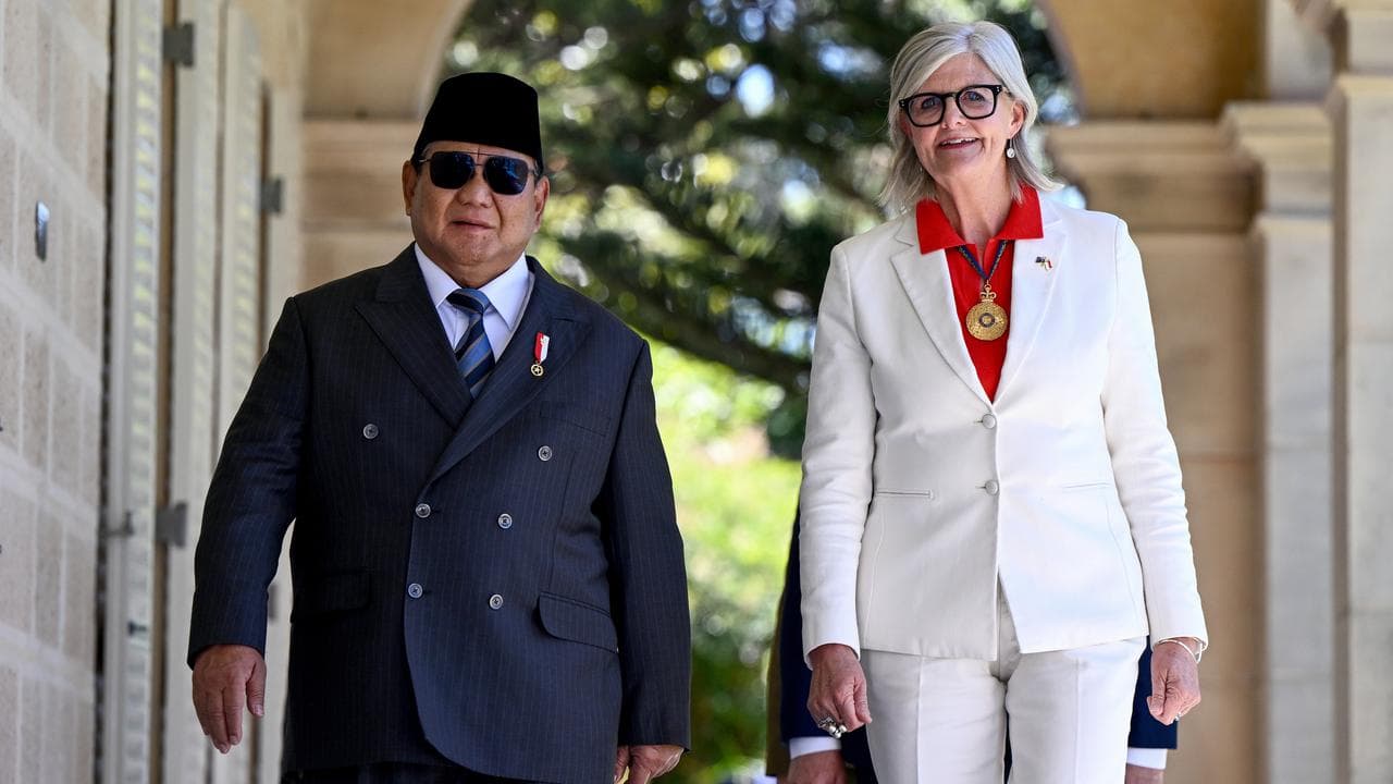 Prabowo Subianto with Governor-General Sam Mostyn