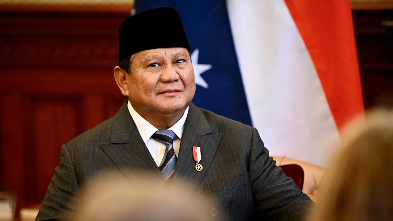 Indonesian President Prabowo Subianto