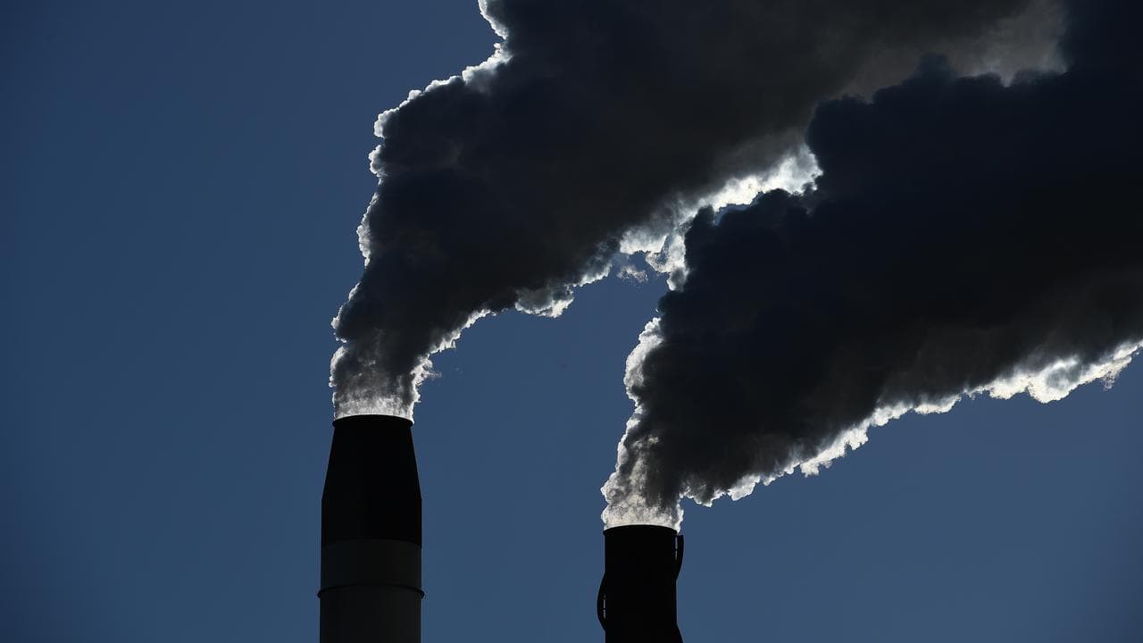 Emissions from a factory