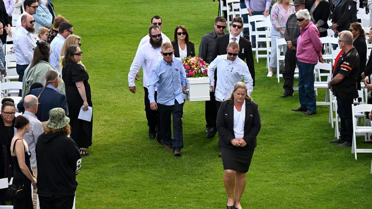 The funeral for Molly Ticehurst (file image)