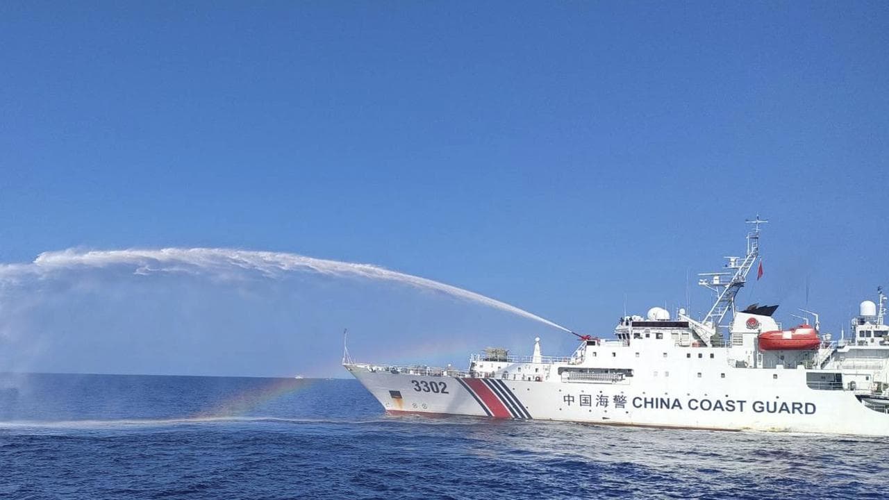 A Chinese Coast Guard ship