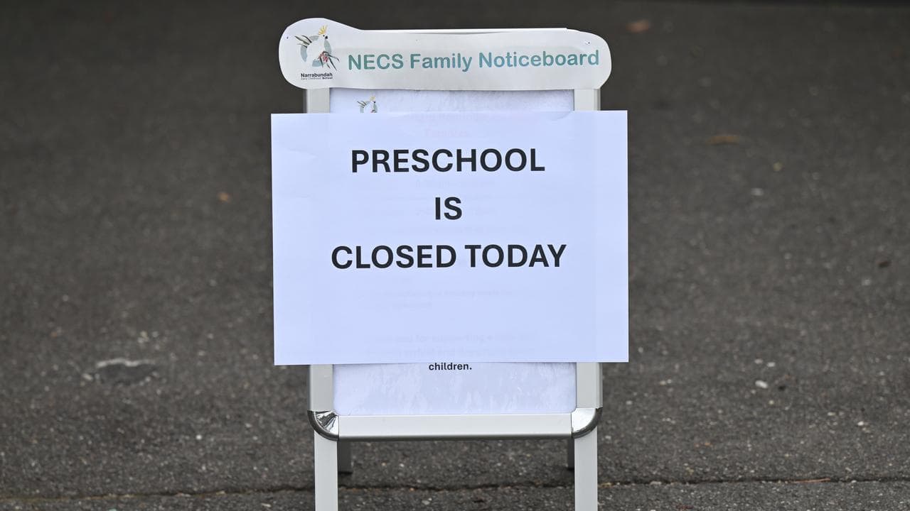 A closure sign (file image)