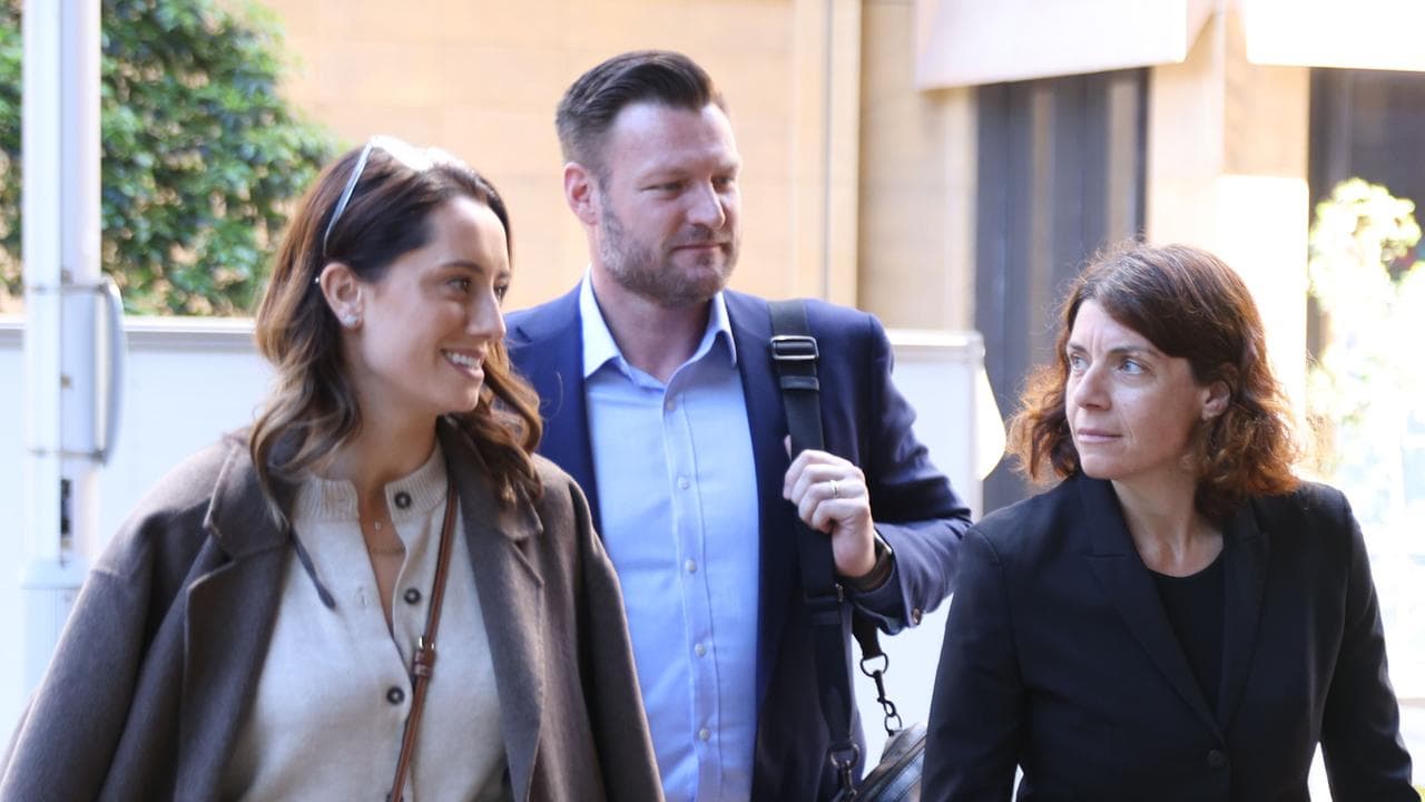 Brittany and Sam Groth (file image)