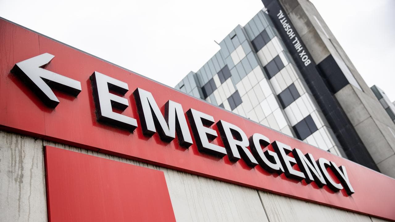 Hospital signage (file)