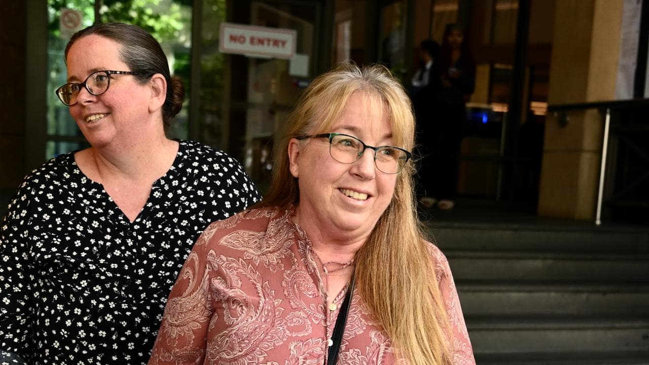 Cassandra Searle (right), sister of Emma Bates