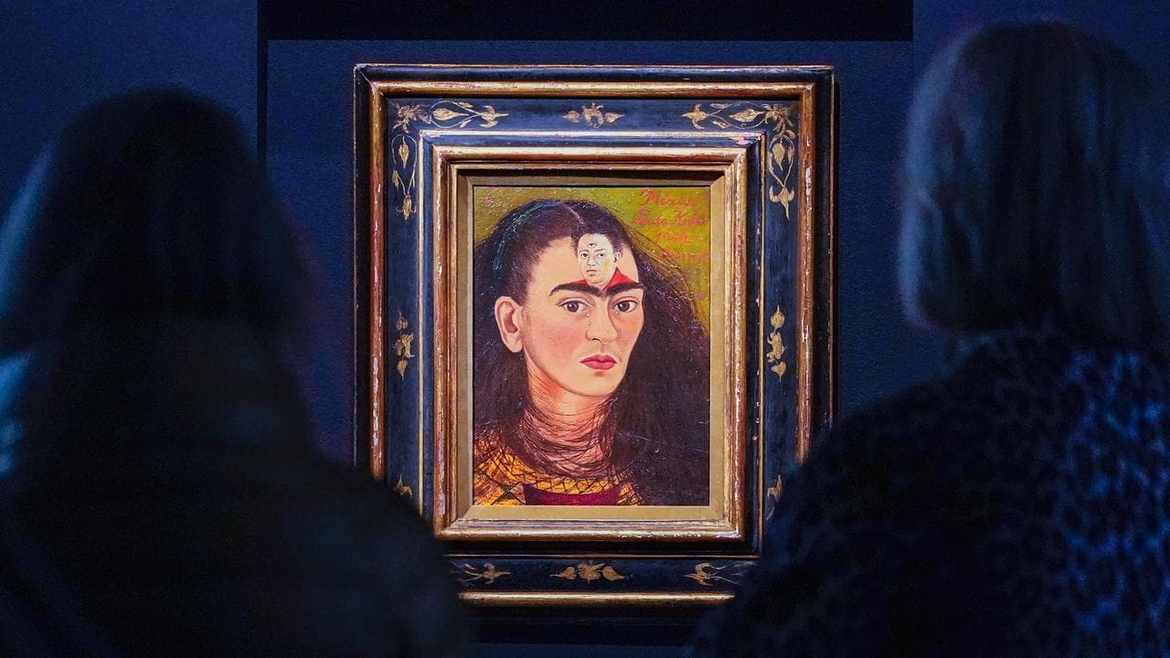 Frida Kahlo painting titled Diego y yo, or Diego and I