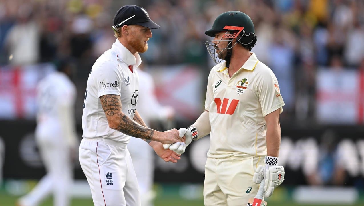 Ben Stokes and Travis Head.