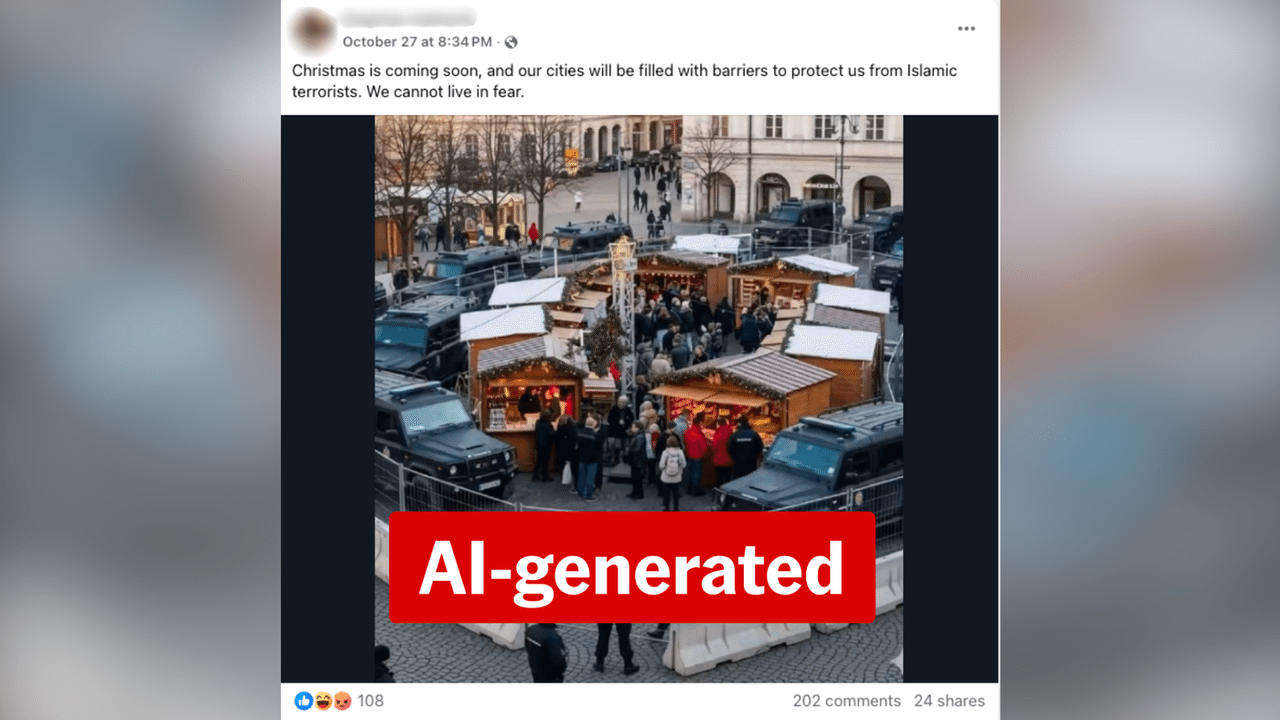 A screenshot of a Facebook post.