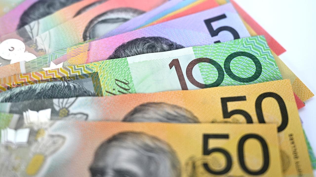 Australian banknotes (file image)