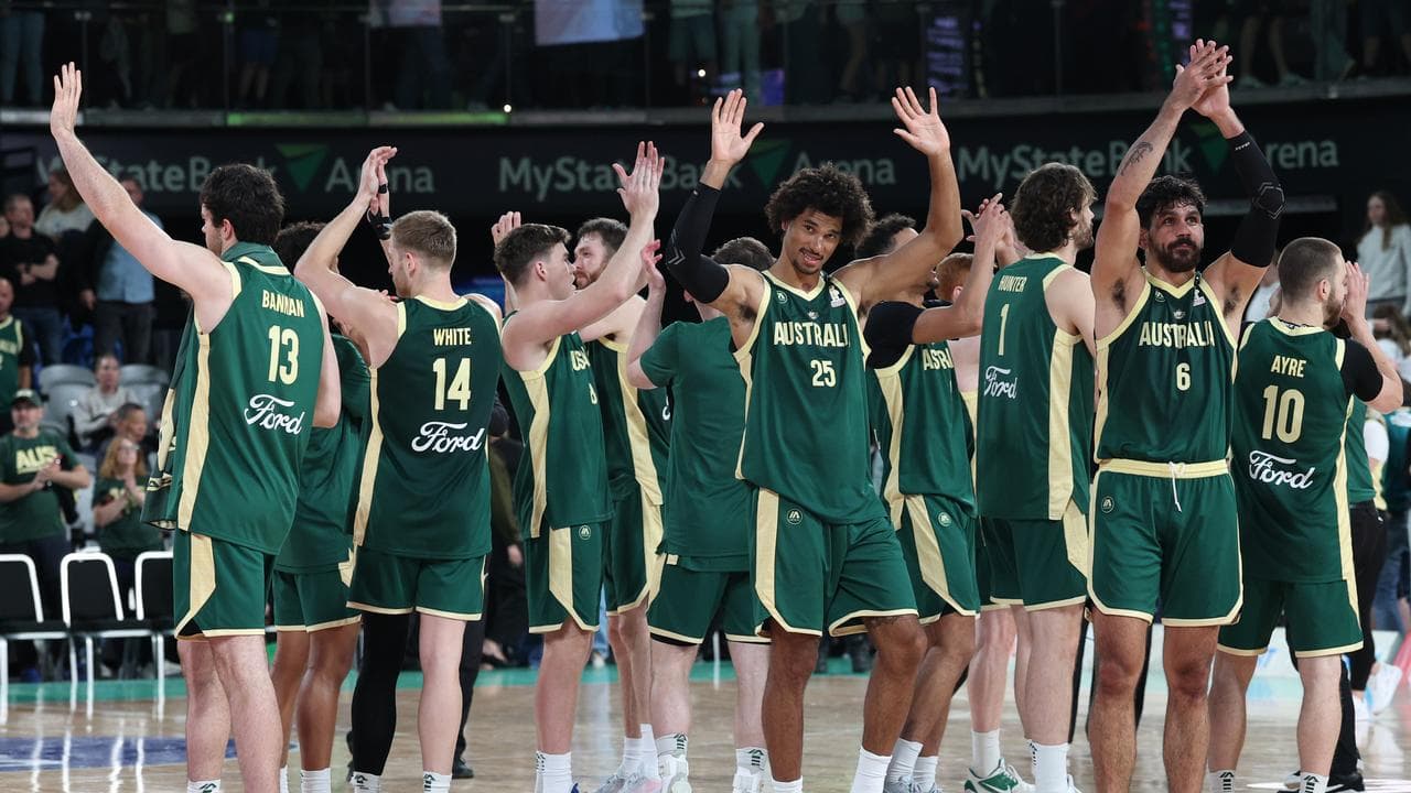 Celebrating Boomers players.