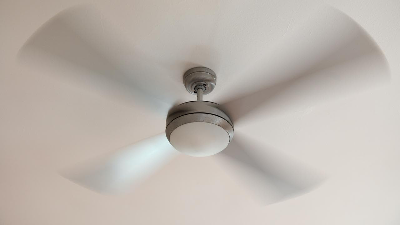 A ceiling fan in a house (file image)