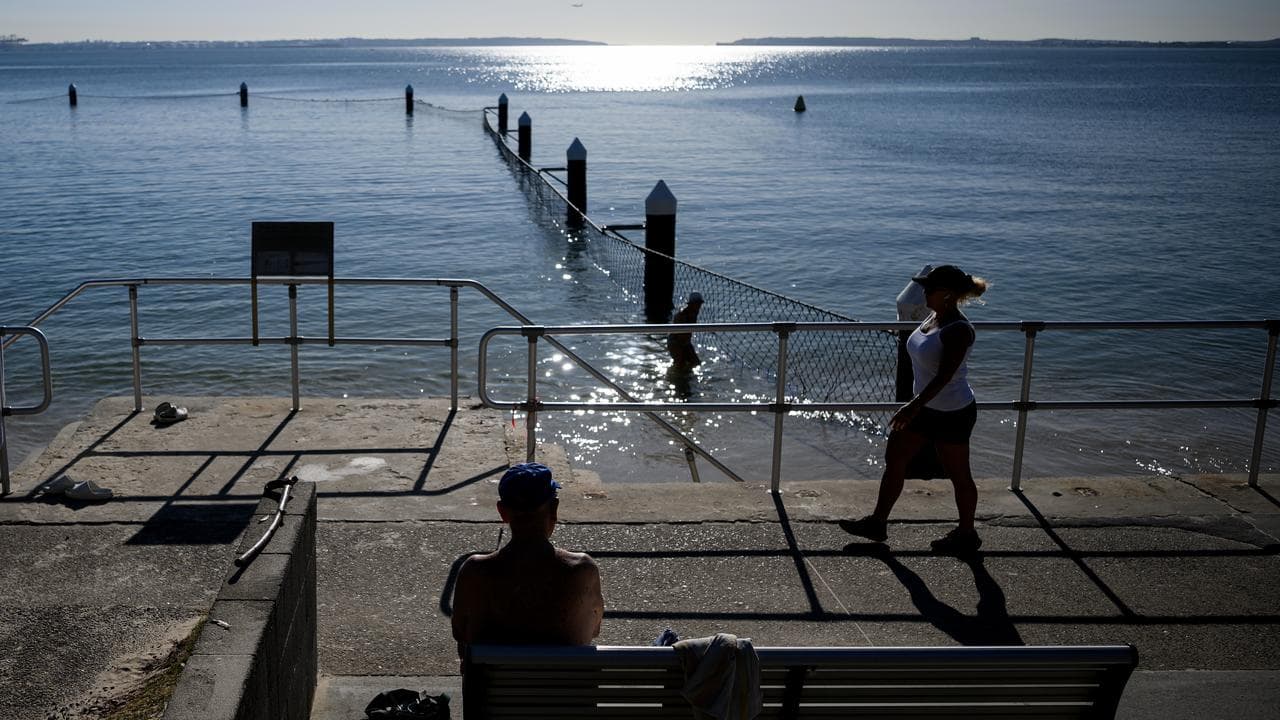 People at the beach in Sydney