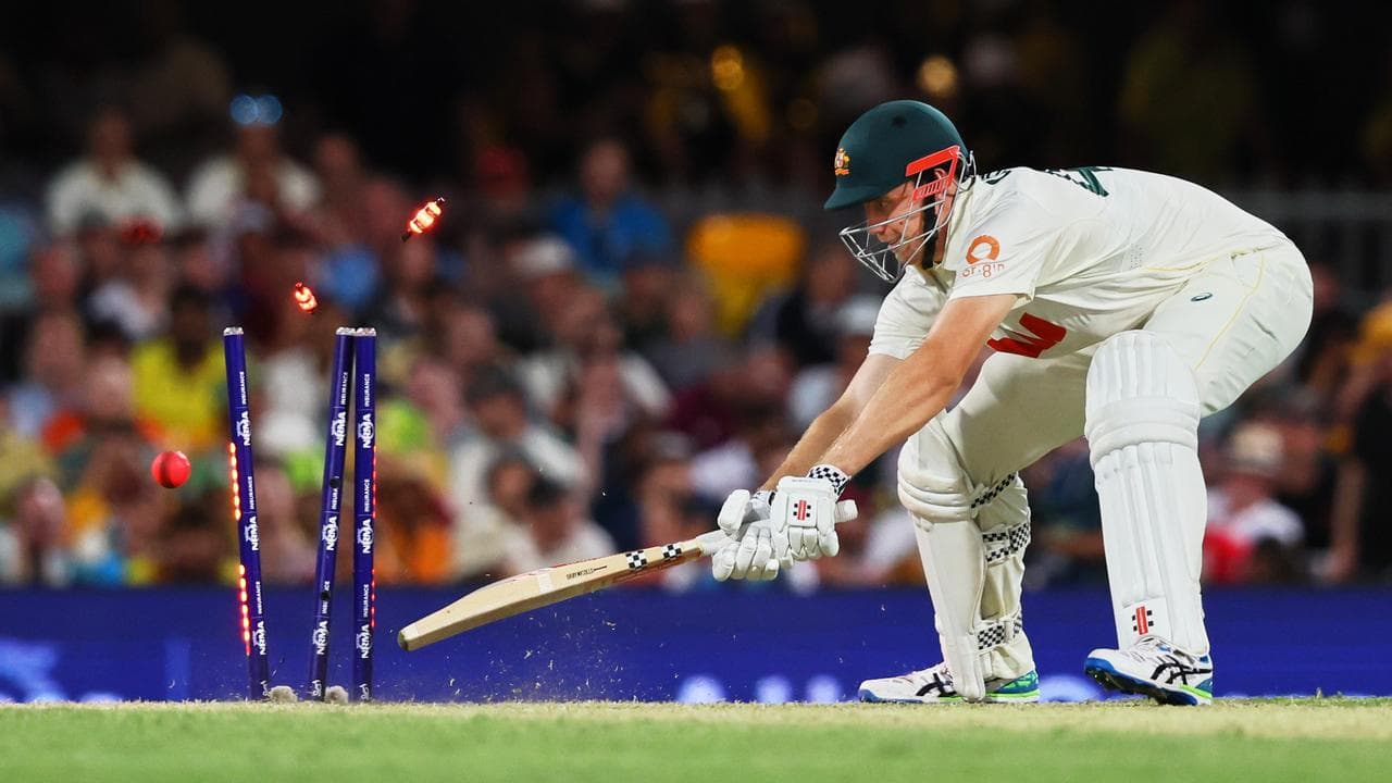 Cameron Green bowled.